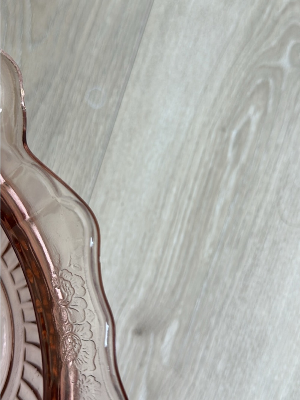 Vintage Anchor Hocking Mayfair Pink Depression Glass Vegetable Bowl – 1930s - Picture 8 of 8